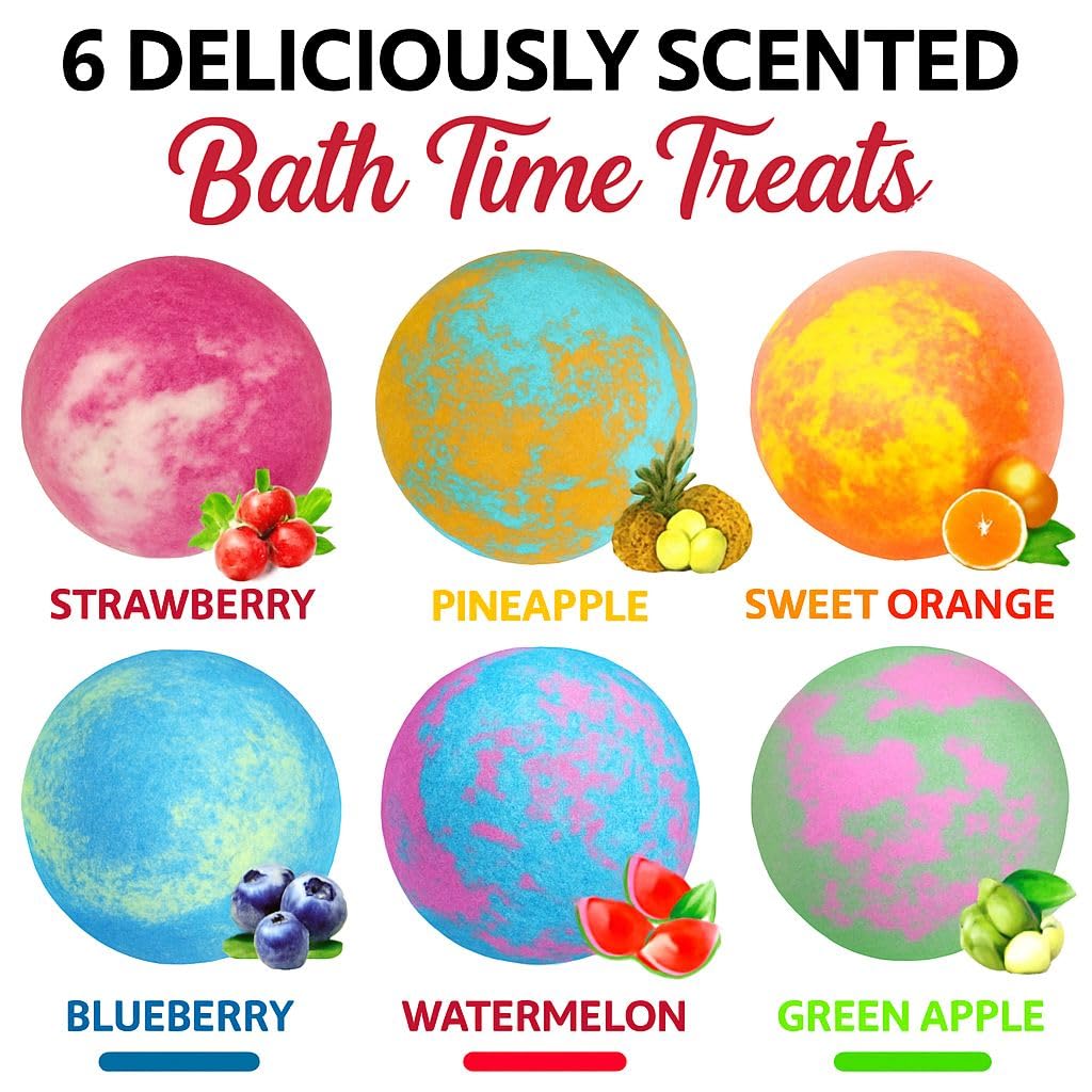 Mineral Me California – eau colorée et mousse dans le bain des enfants.