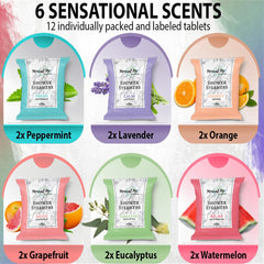 Mineral Me California rose lavender steamer, calming aroma ideal for nighttime unwinding.