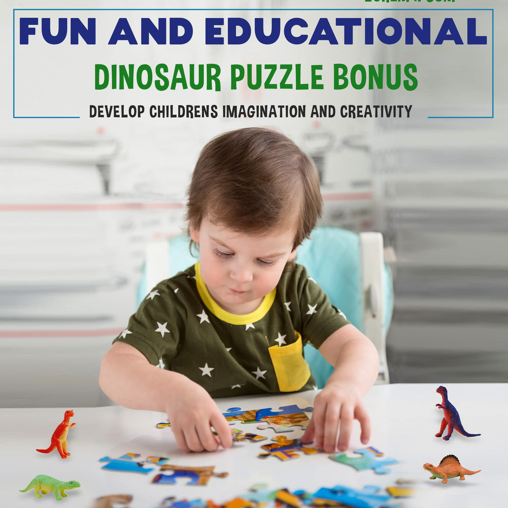 Mineral Me California puzzle-inside-dinosaur-jigsaw adds a learning moment.