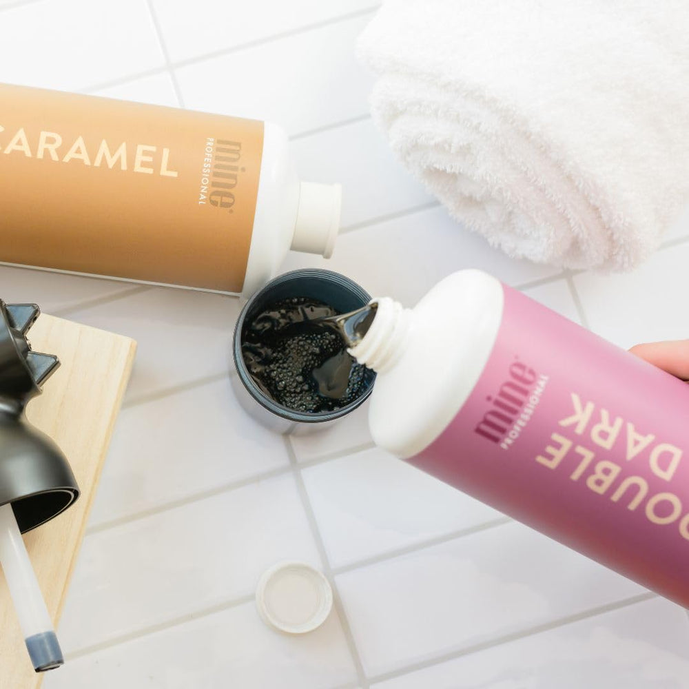 MineTan Body.Skin - Ambiance salon coco, rituel de bronzage à domicile.