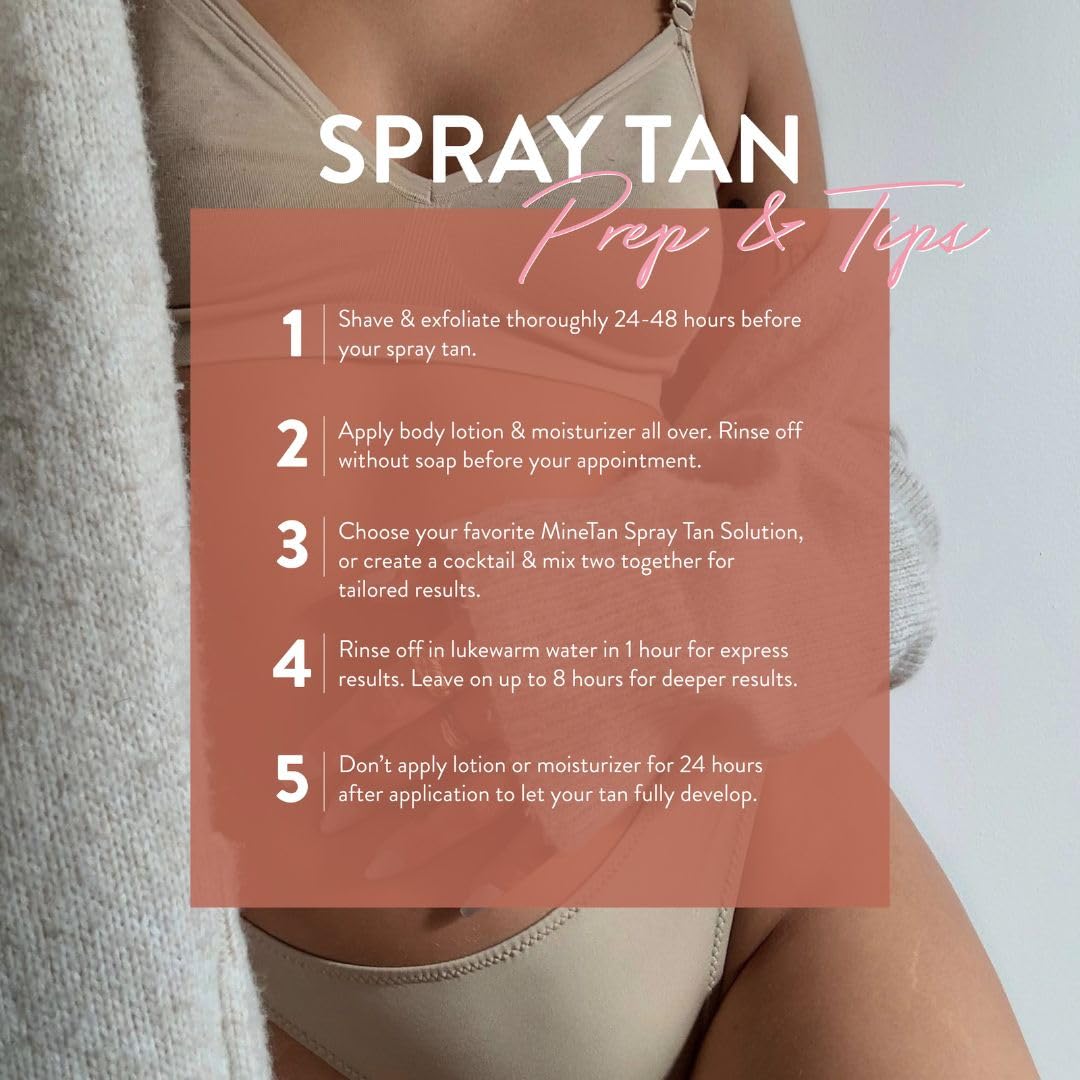 MineTan Body.Skin - Conseils pro pour une tenue de 7 à 10 jours.