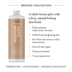 MineTan Body.Skin, finition bronze subtil pour un look naturel.