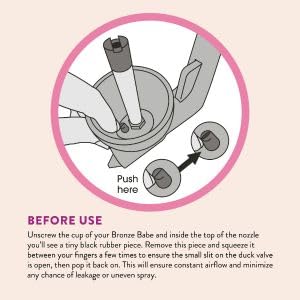 Flux d’air professionnel MineTan pour brume ultra-fine et homogène sur tout le corps.