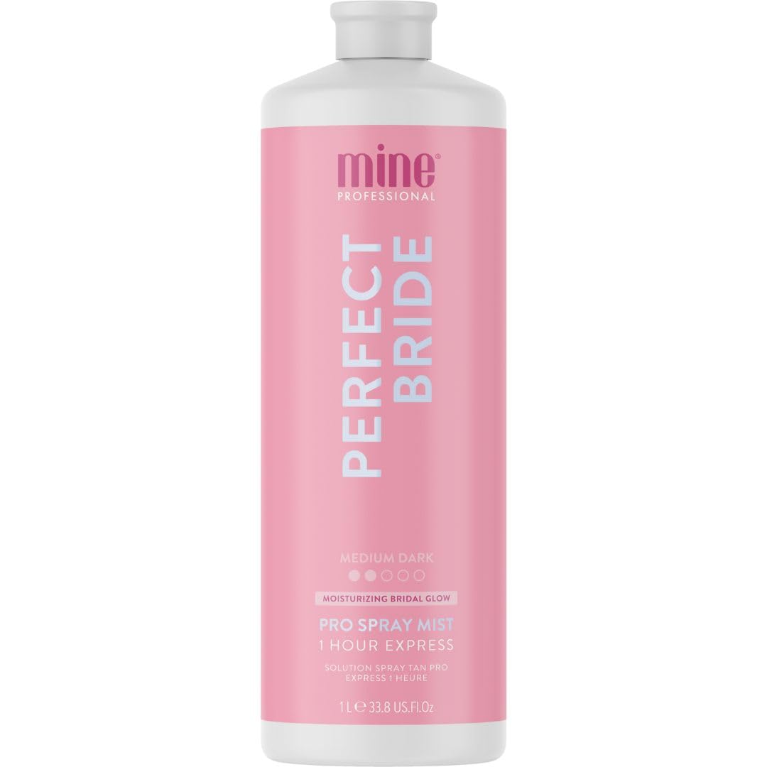 MineTan Mariee parfaite – bouteille spray, bronzage naturel et durable pour mariage.