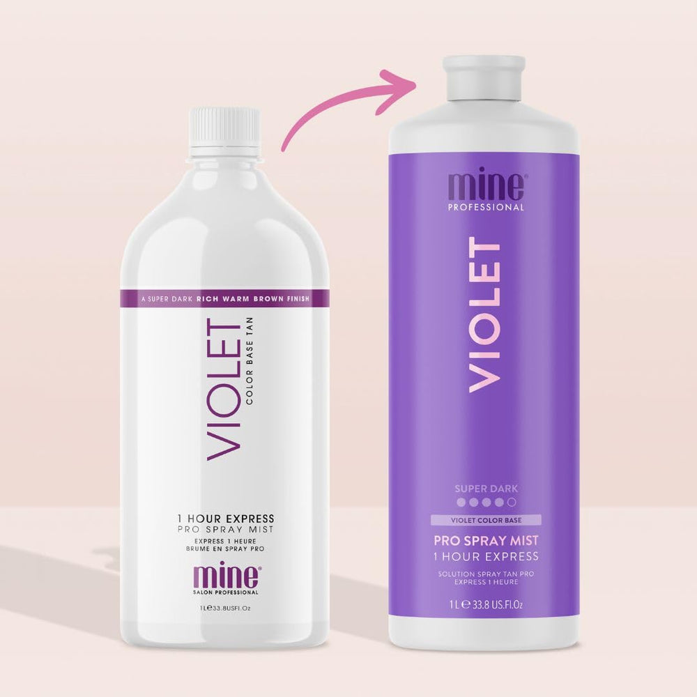 MineTan Violet – végane et sans parabènes, respectueux de la peau.