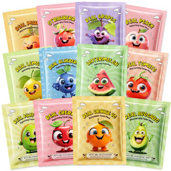 Minfei ensemble 12 masques fruits pour hydratation douce et agréable.