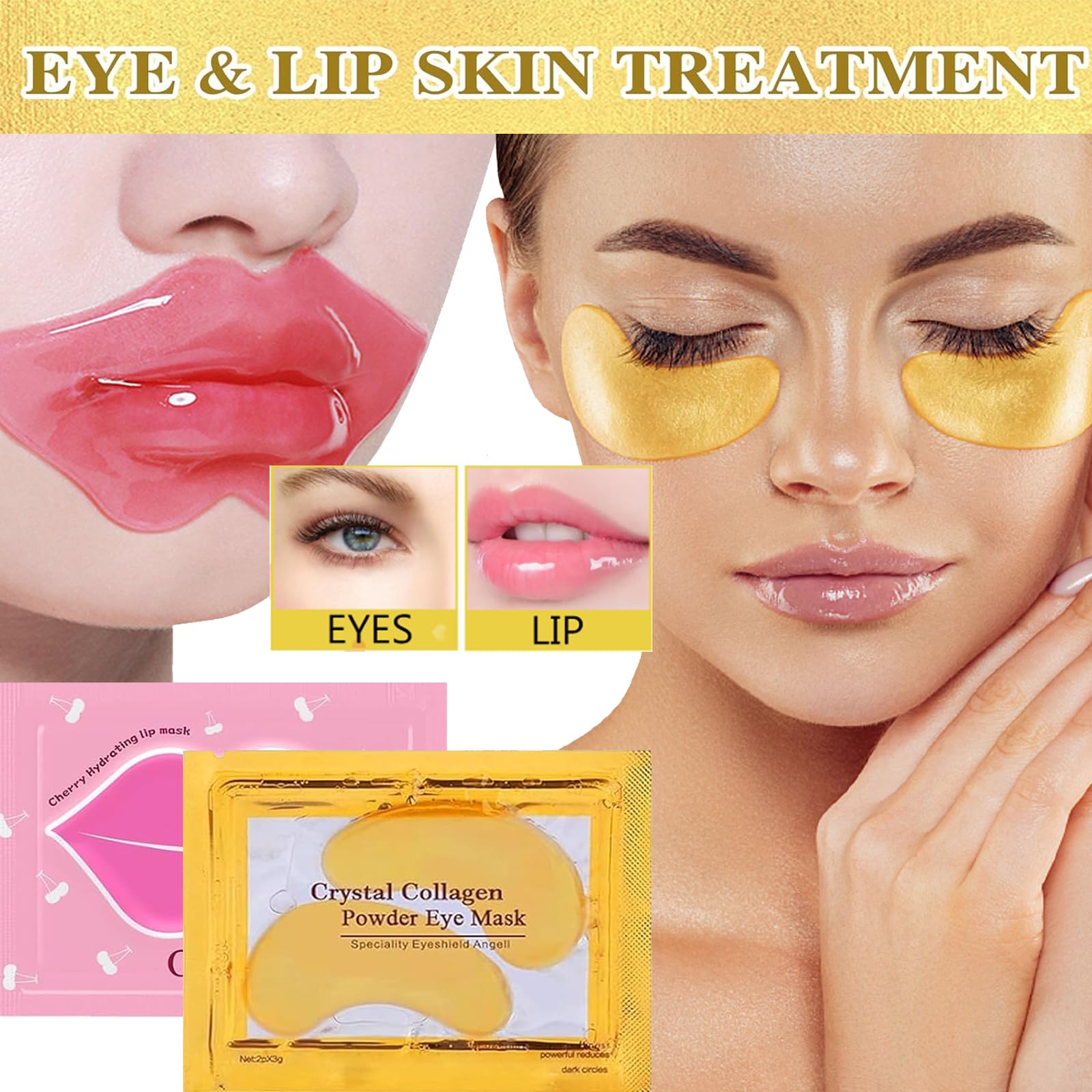 Minfei essence vitamine C et acide hyaluronique pour apaiser autour des yeux et des lèvres.