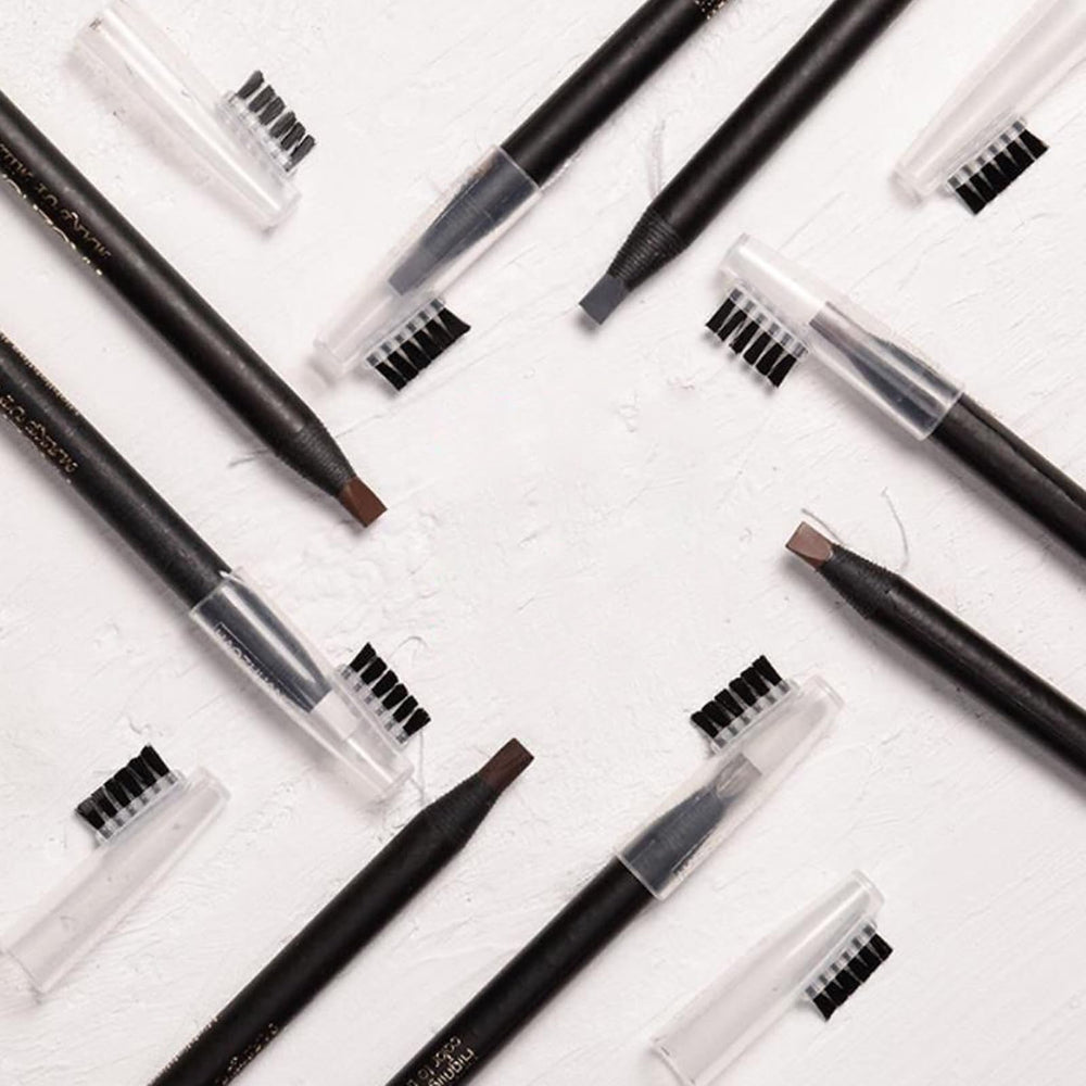 Mingran crayons sourcils blancs pré-dessin pour accentuer les détails.
