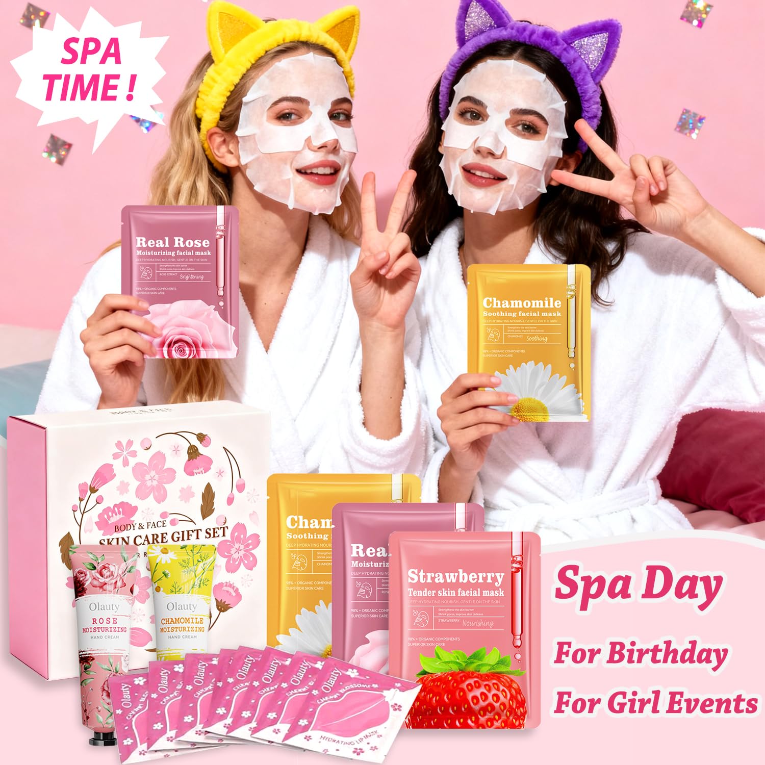 Miniling spa kit baume lèvres soin confortable pour des lèvres douces.