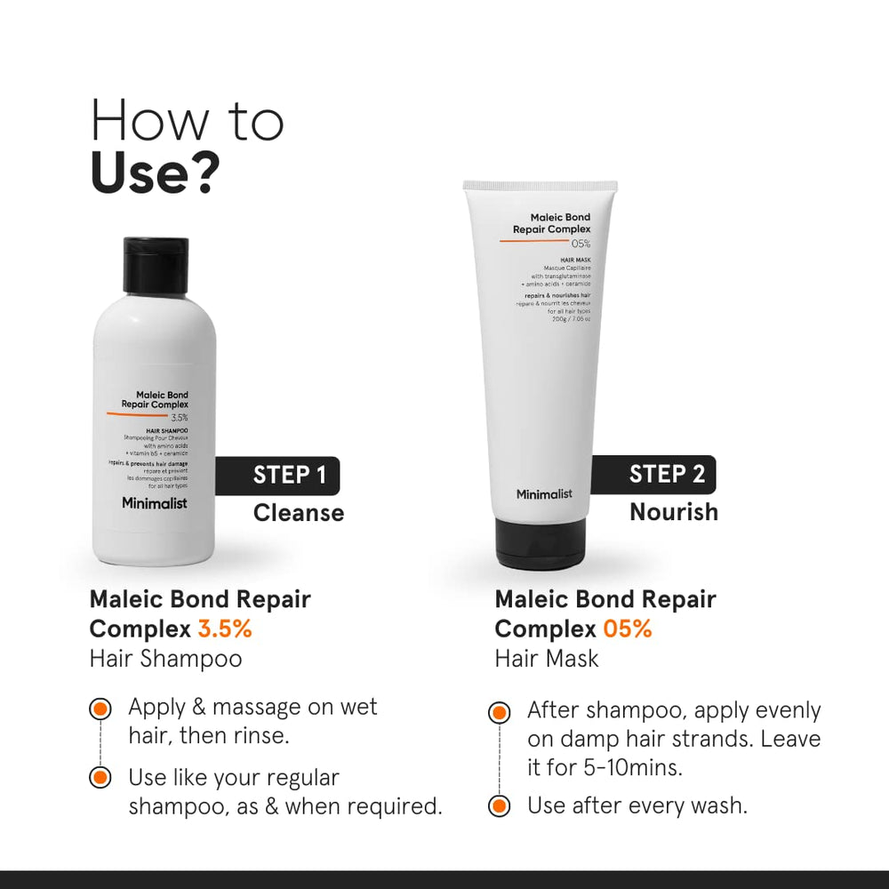 Masque Minimalist, formule sans fragrance et sans silicone, soin plus pur.