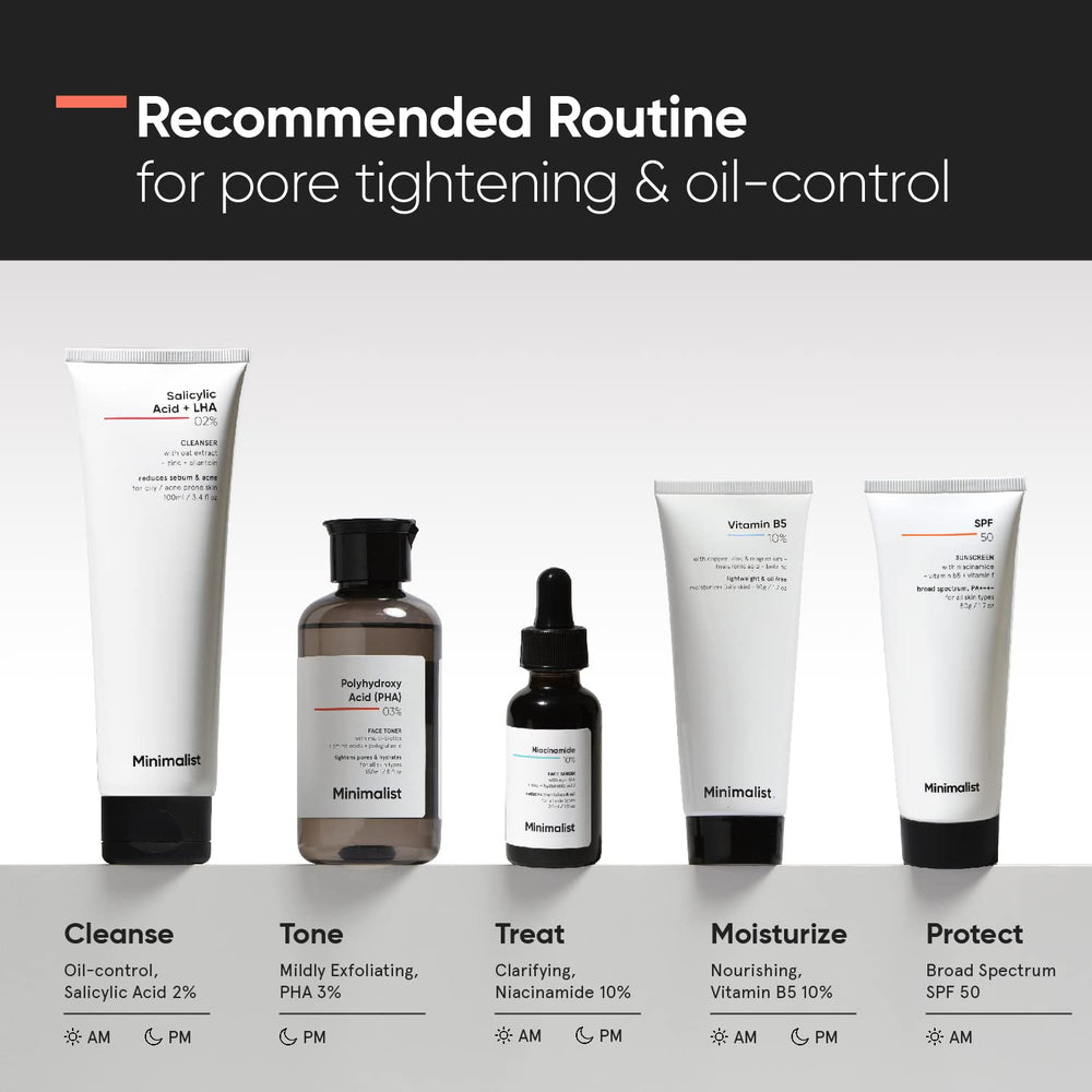 Ingrédients gluconolactone et probiotiques pour le soutien d'une peau équilibrée.