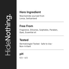 Sérum Minimalist : bouteille sans parfum et sans additifs