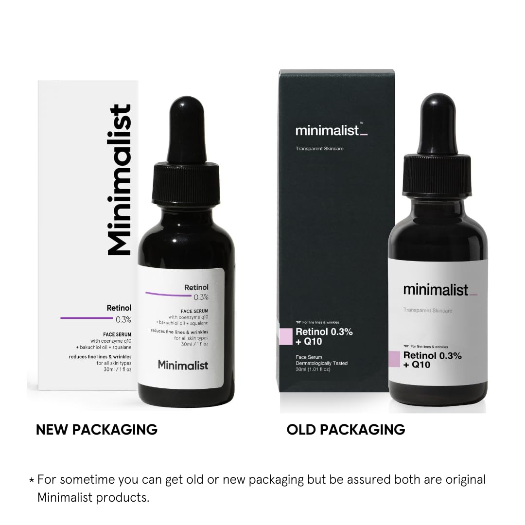 Coenzyme Q10 et bakuchiol, duo antioxydant présent dans Minimalist.