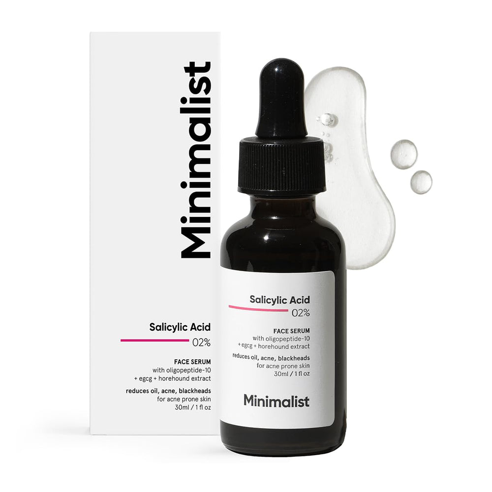 Sérum Minimalist 2% – flacon prêt à l’application pour pores propres.