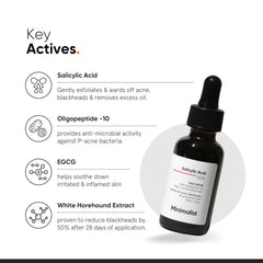 Sérum Minimalist 2% – texture légère qui pénètre rapidement et apaise.