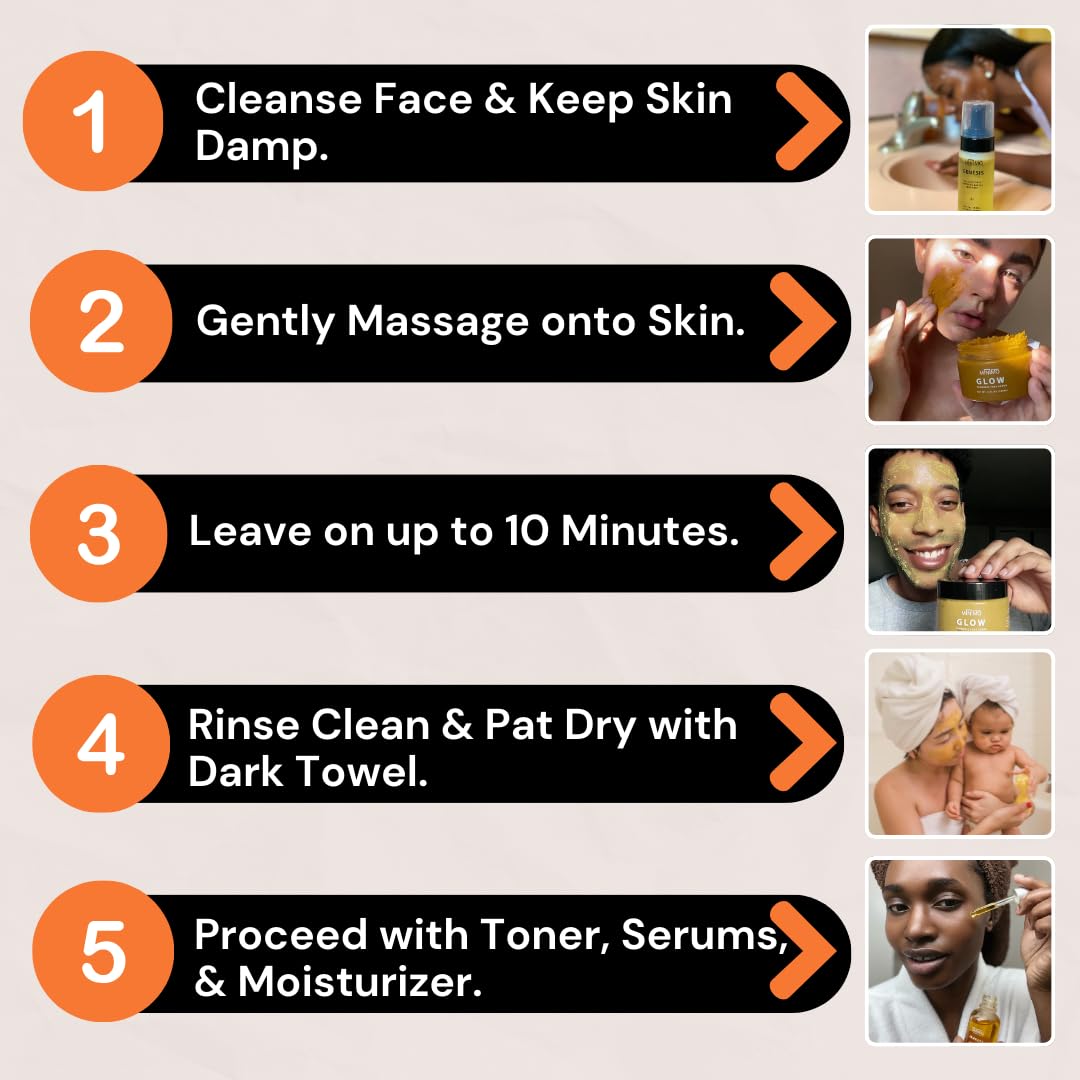 Emballage Minimo Glow avec applicateur cœur, pratique et élégant pour votre routine soin.