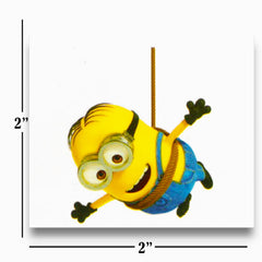 Tatouages Minions 2x2, faciles à retirer et parfaits comme petites surprises pour les invités.