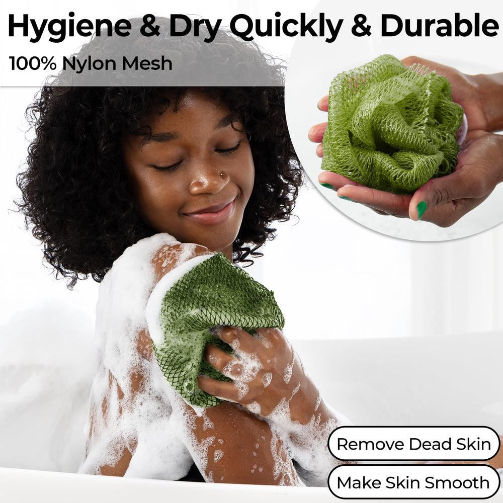 MINISENTIALS éponge-net africaine à séchage rapide, hygiénique et durable.
