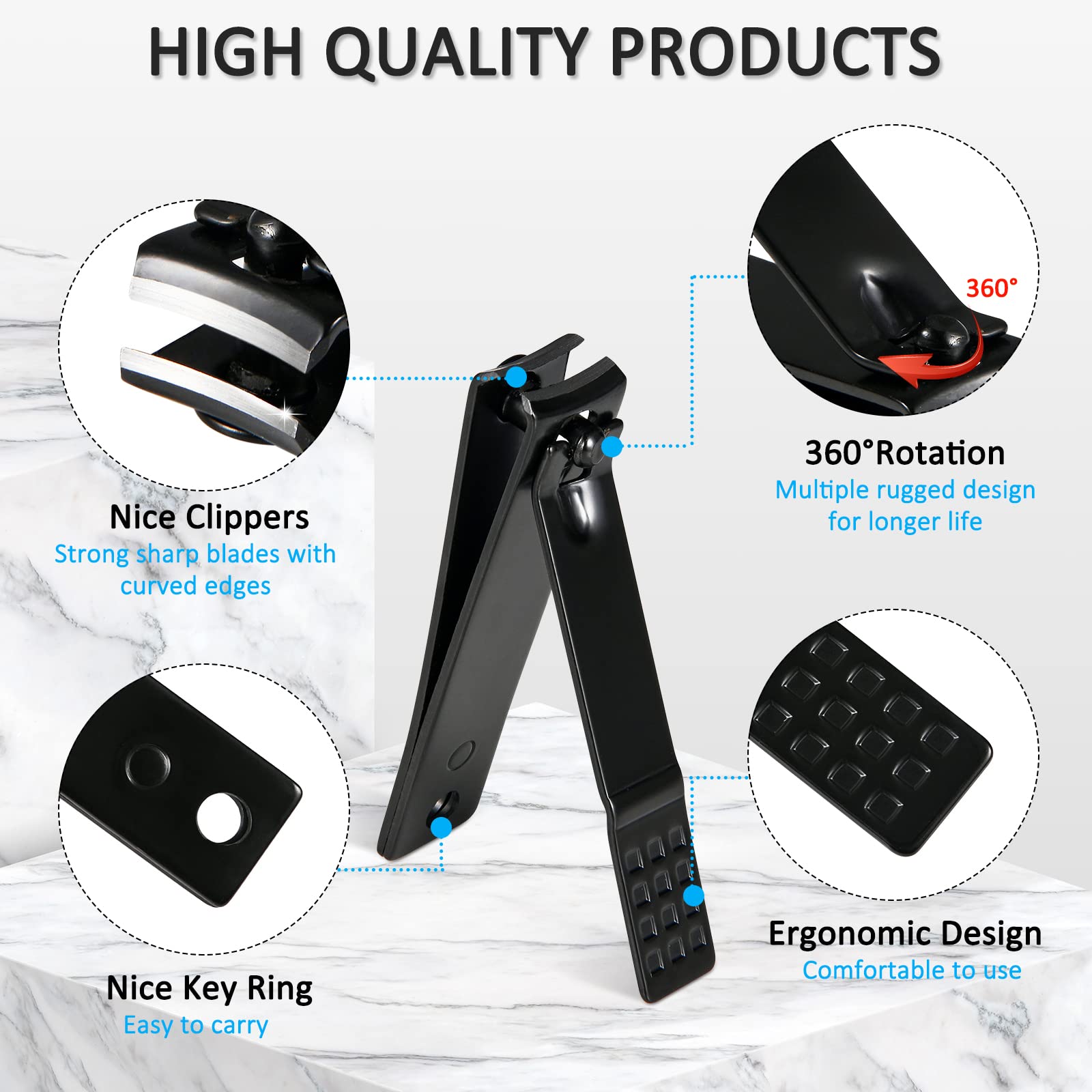 MINKINH coupe-ongles professionnel pour des coupes précises et durables.