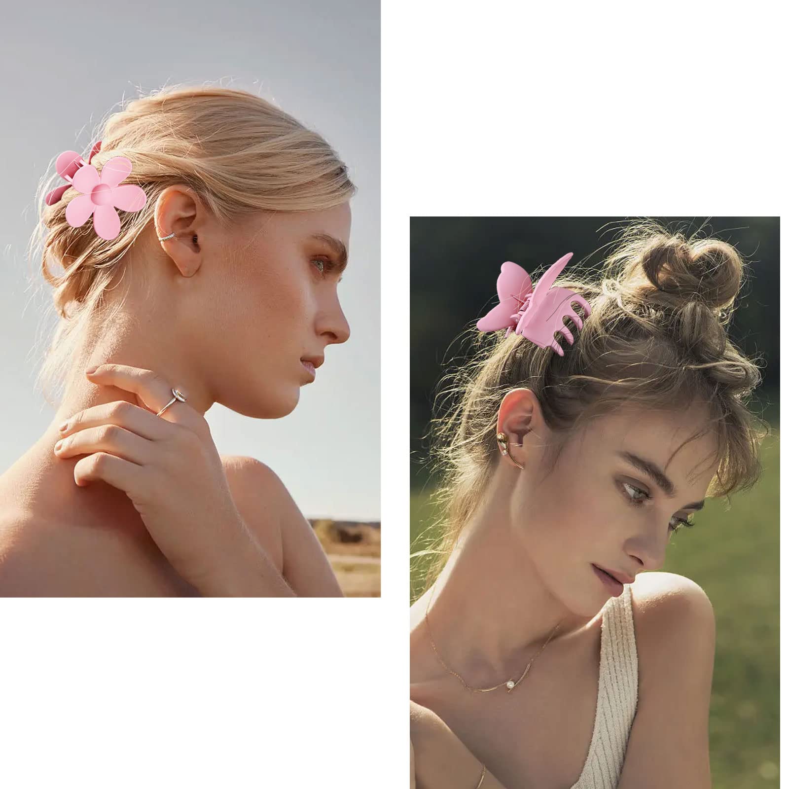 MINMUNJIU pince-cheveux fleur fixation durable et raffinée.