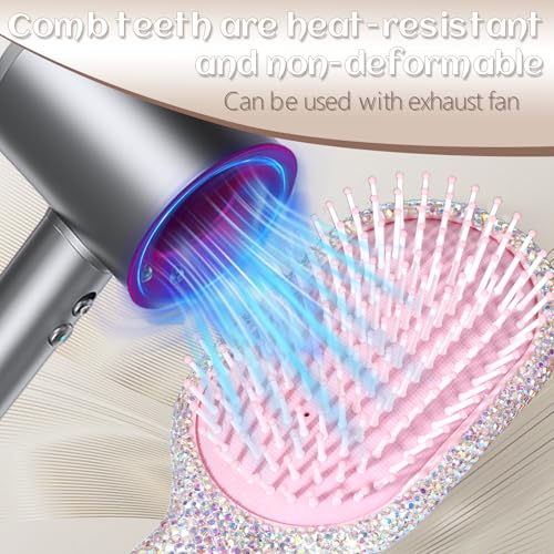 Brosse Minovel cheveux longs diamant pour fini lisse et contrôlé.