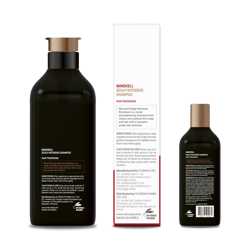 Shampoing MINOXELL offre brillance et douceur pour démêlage facile