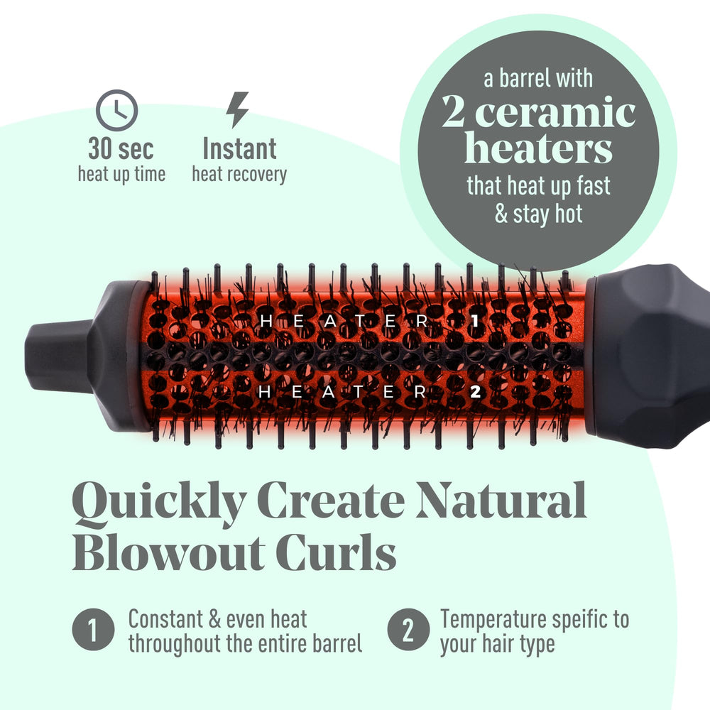 MINT brosse thermique utilisée par des salons — résultats constants et fiables.