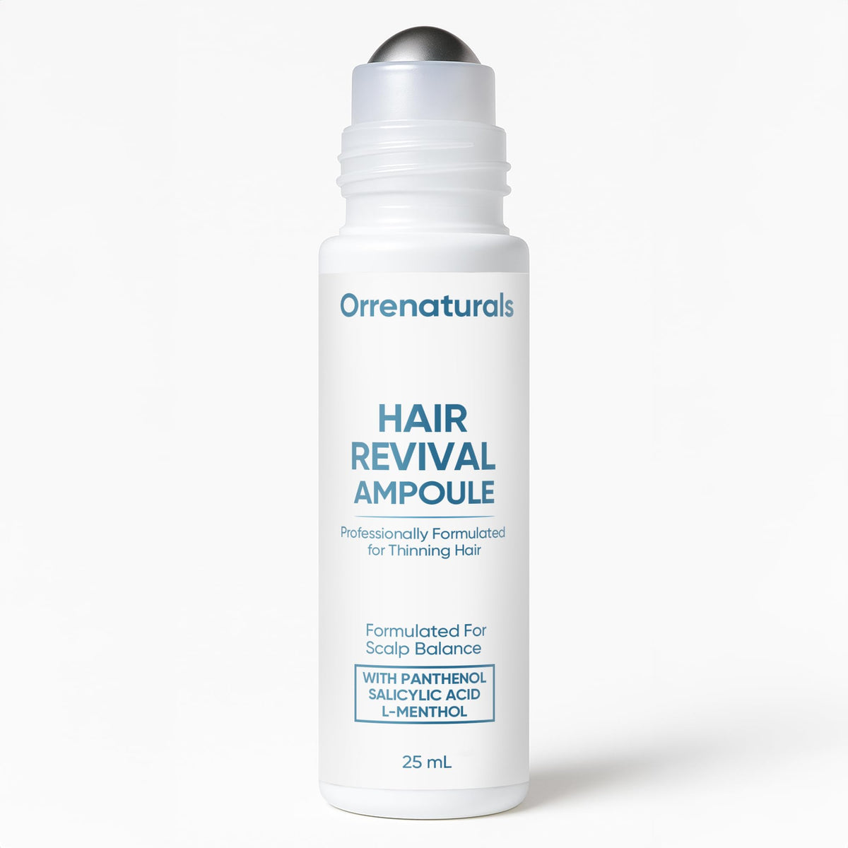 Minyang Orrenaturals ampoule-renovatrice-cheveux, précision roll-on pour revitaliser cuir chevelu