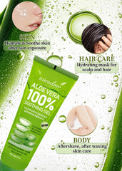 MIRACLAIR Aloe Vera Gel – Corps: hydratation rafraîchissante après exposition au soleil.