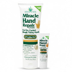 Crème Miracle d'Aloe pour les mains – bouteille 237 ml, soin intensif contre la peau sèche.