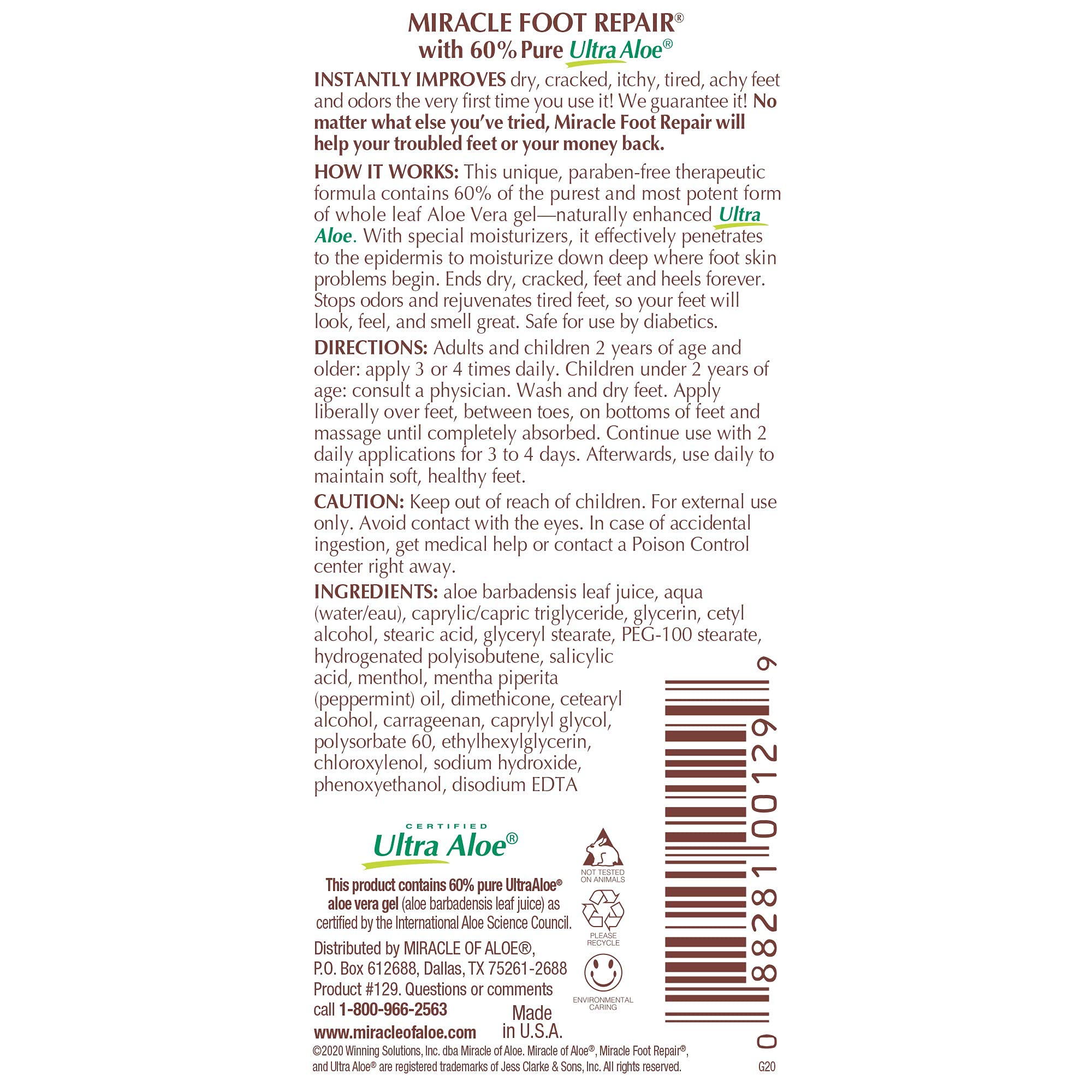 Miracle d’Aloe Ensemble-pack-main-pieds: duo pratique pour la routine hydratante.