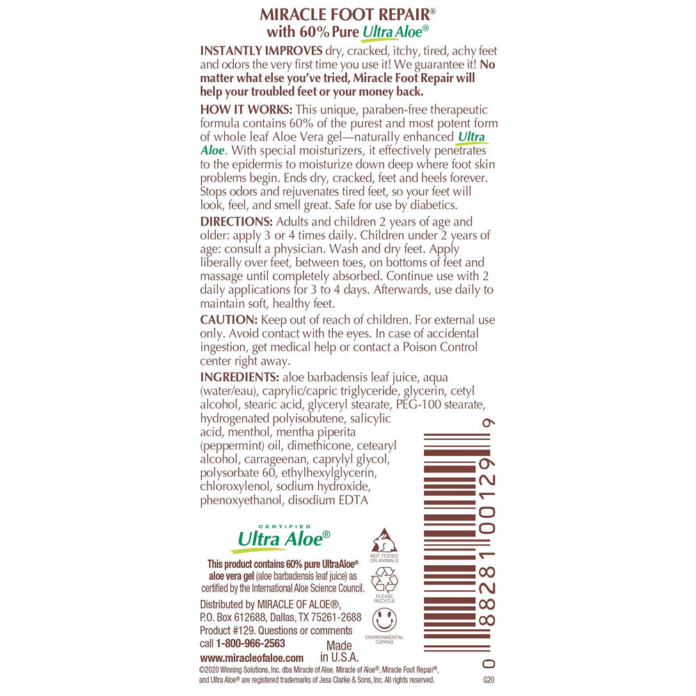Miracle d’Aloe Ensemble-pack-main-pieds: duo pratique pour la routine hydratante.