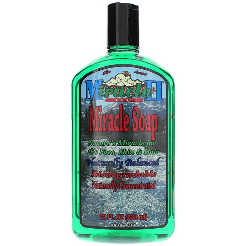 Miracle II Savon Régulier 22 oz – emballage visible, nettoyage doux quotidien.