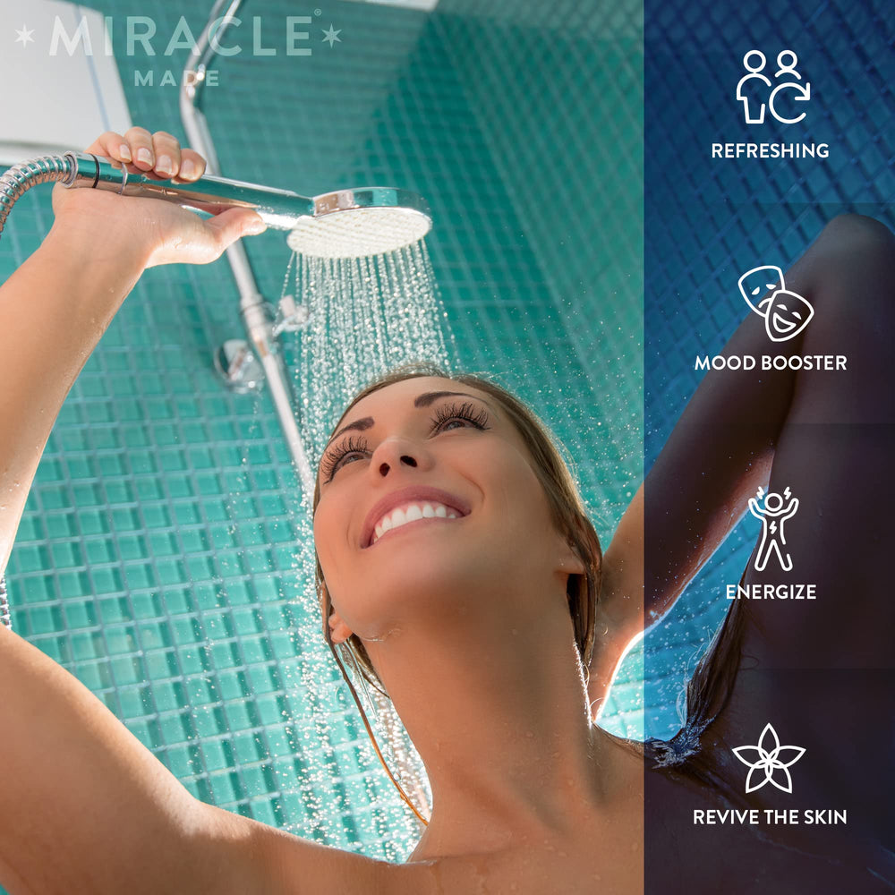 Miracle Made ambiance spa-douche, transforme le rituel quotidien en moment relaxant.