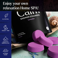 Miracle Made tablettes douche lavande relaxation, expérience aromatique idéale pour le soir.