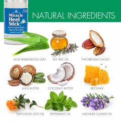 Miracle of Aloe Foot Repair Cream being applied to smooth dry skin.