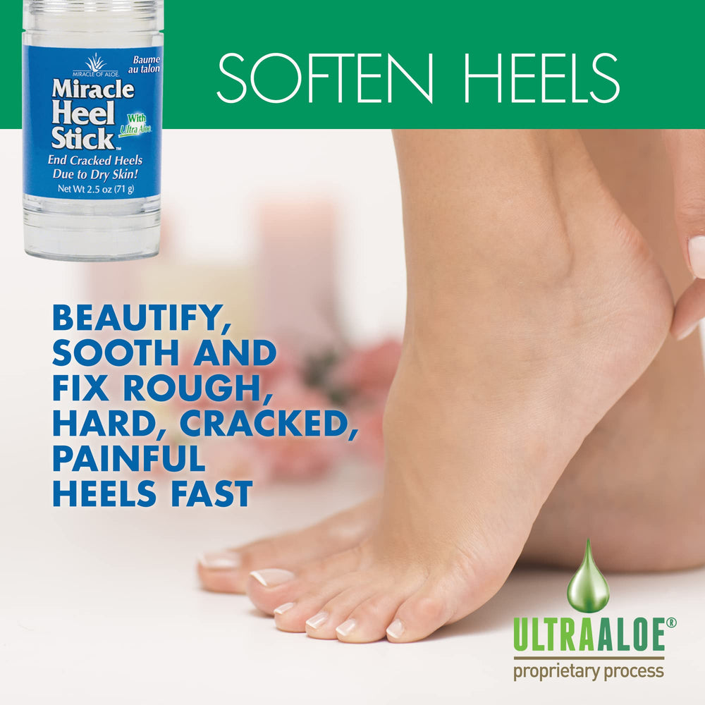 Miracle of Aloe Foot Repair Cream UltraAloe gel for deep hydration.