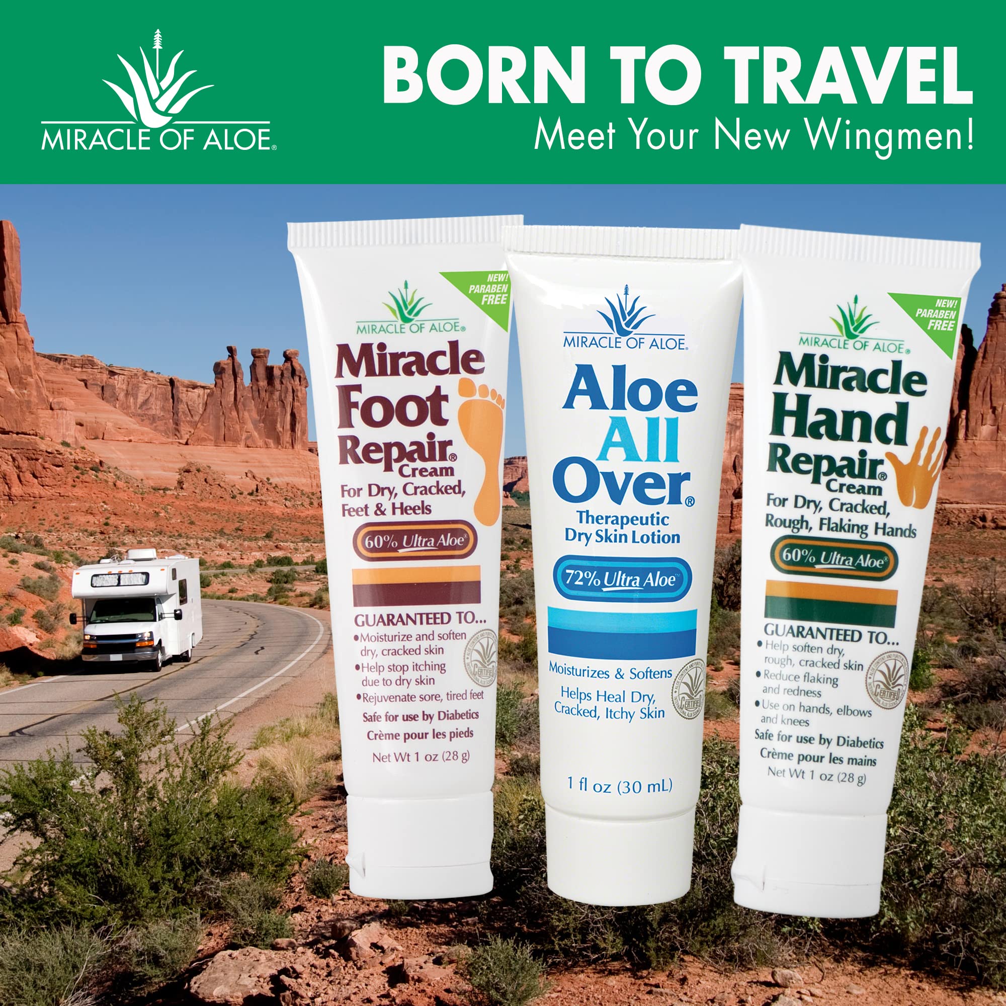 Miracle of Aloe pieds-reparation 1oz : soin ciblé pour les pieds.