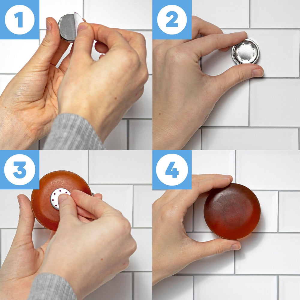 Utilisation quotidienne simple du savon Mirai Persimmon dans la routine douche.
