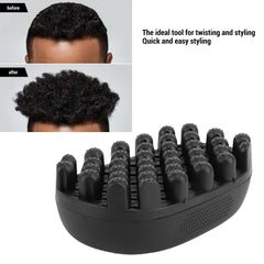 Éponge Twist King Miriam Song pour cheveux afro avec définition des boucles.