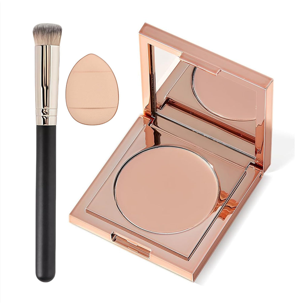 Mirmogo CC Argile teinte pêche claire avec pinceau pour correction ciblée.