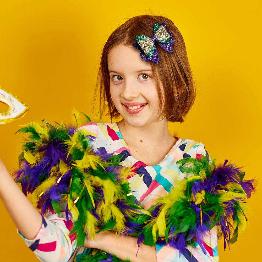 Barrette Miroksh décor carnaval scintillant pour costumes