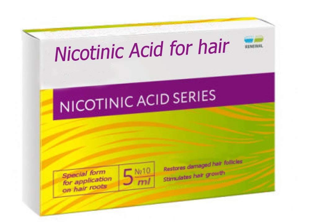 MIROLLA acide nicotinique – ampoule ouverte, stimulation locale pour la croissance