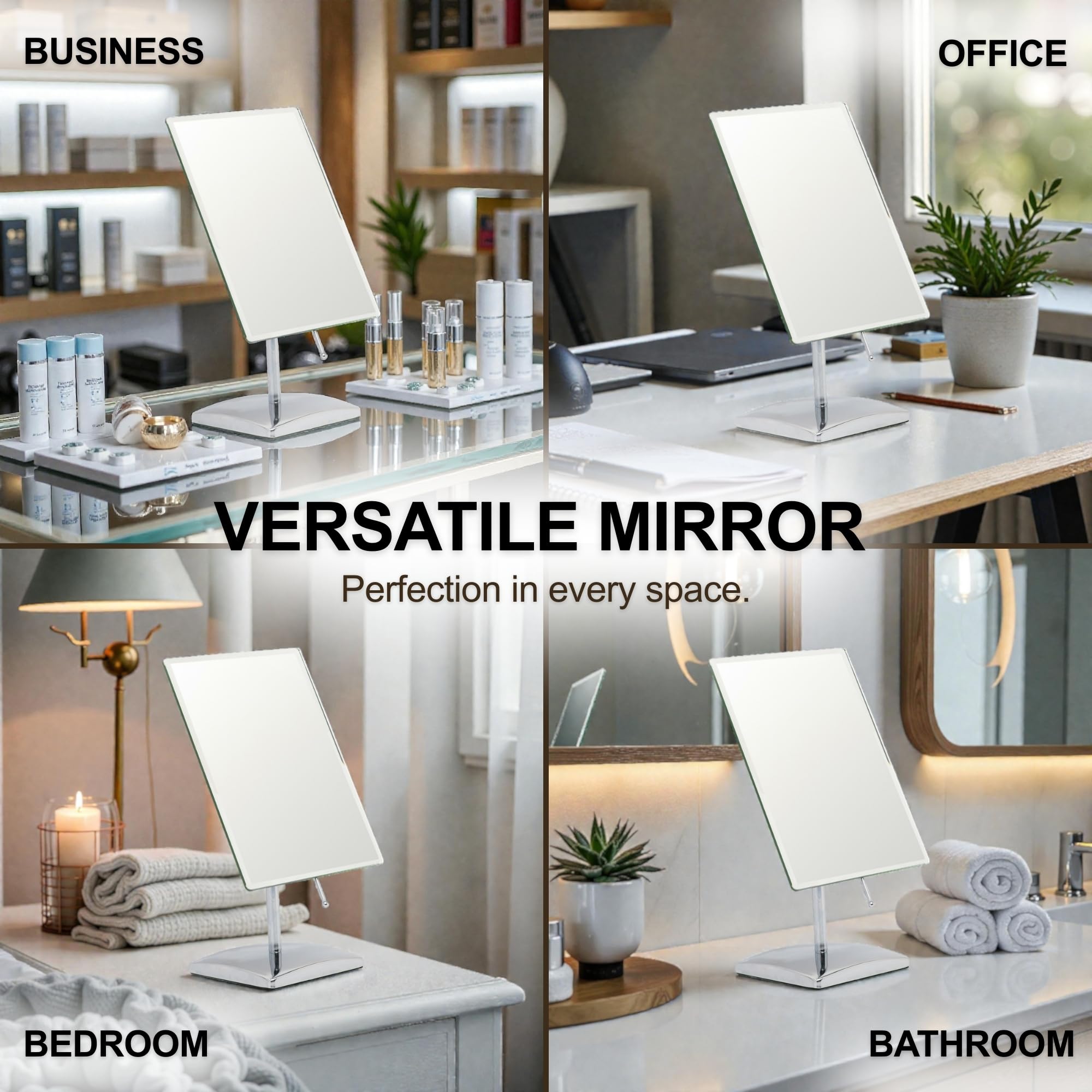 MIRRORVANA reflet-clair-precis offrant une image fidèle et nette.