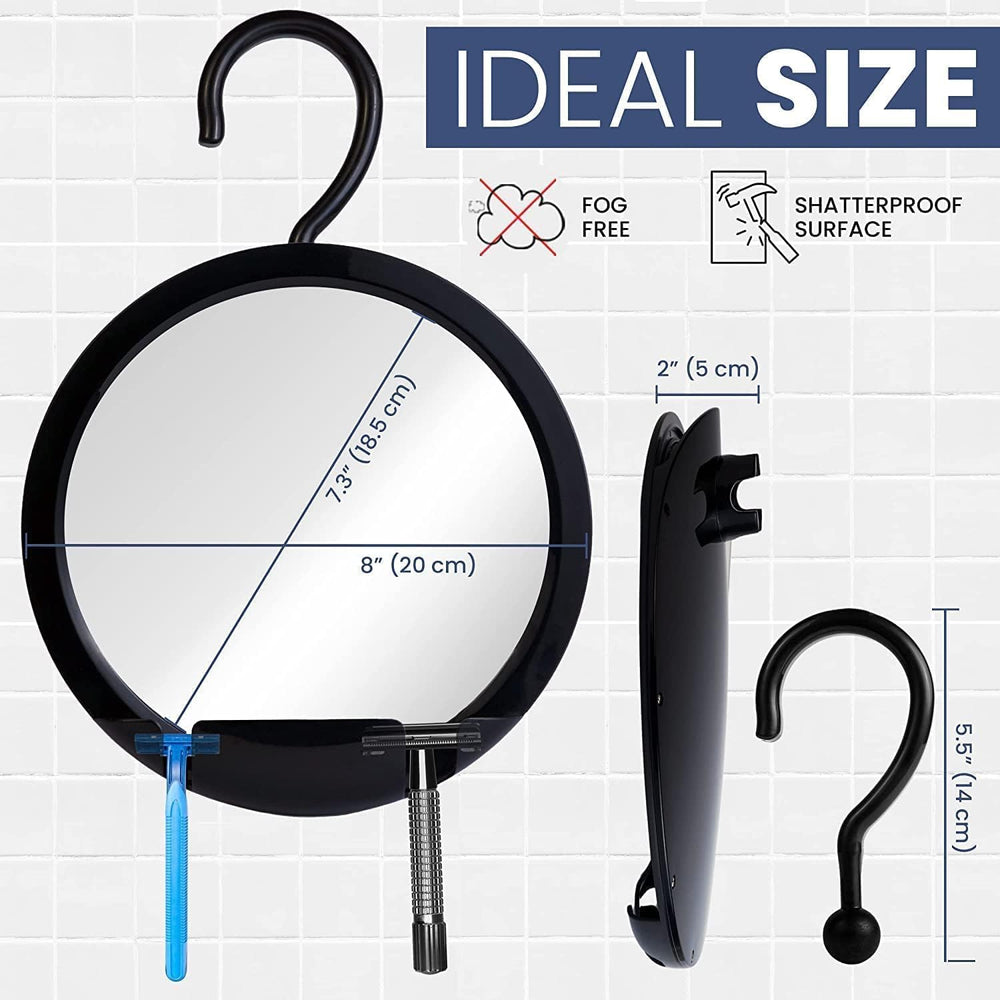 MIRRORVANA Utilisation idéale pour le rasage dans la douche.