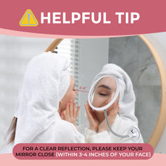 MIRRORVANA ventouse extra adhésion sur surfaces lisses.