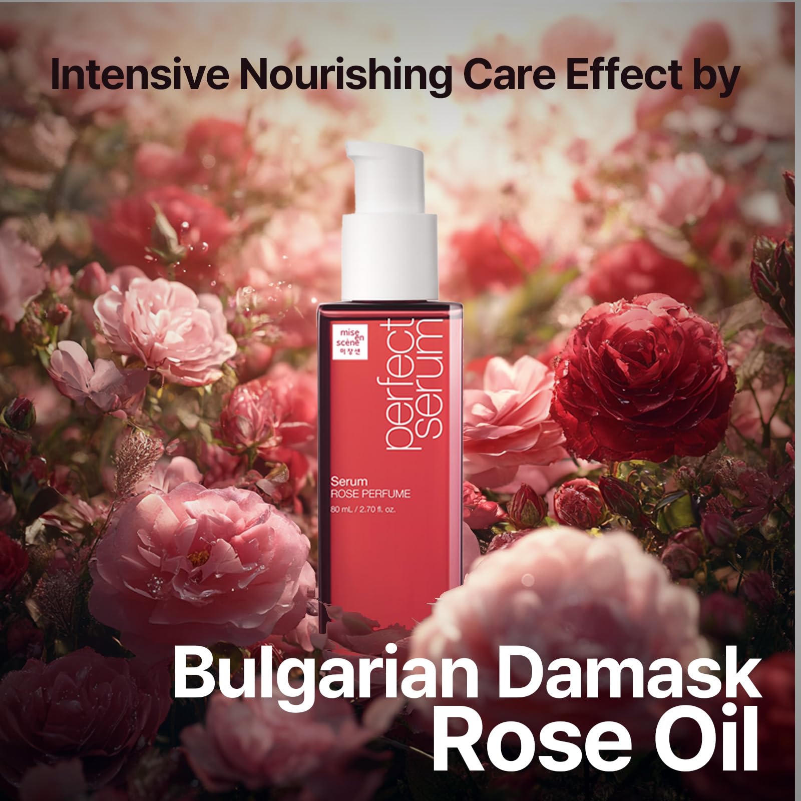 Texture huile du Mise En Scene Perfect Rose Serum, nourrissante et lissante