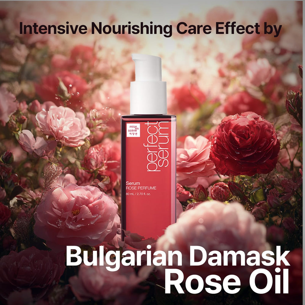 Texture huile du Mise En Scene Perfect Rose Serum, nourrissante et lissante