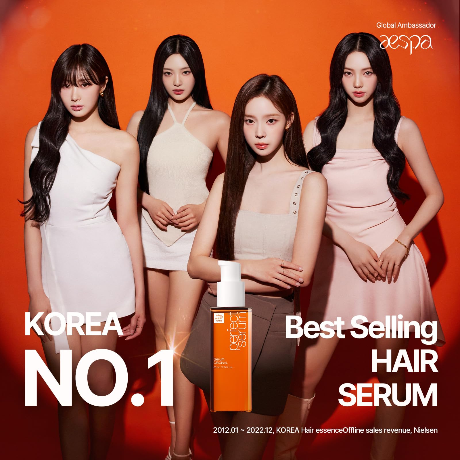 Mise En Scene Perfect Serum Original : application sur longueurs pour lisser et nourrir.