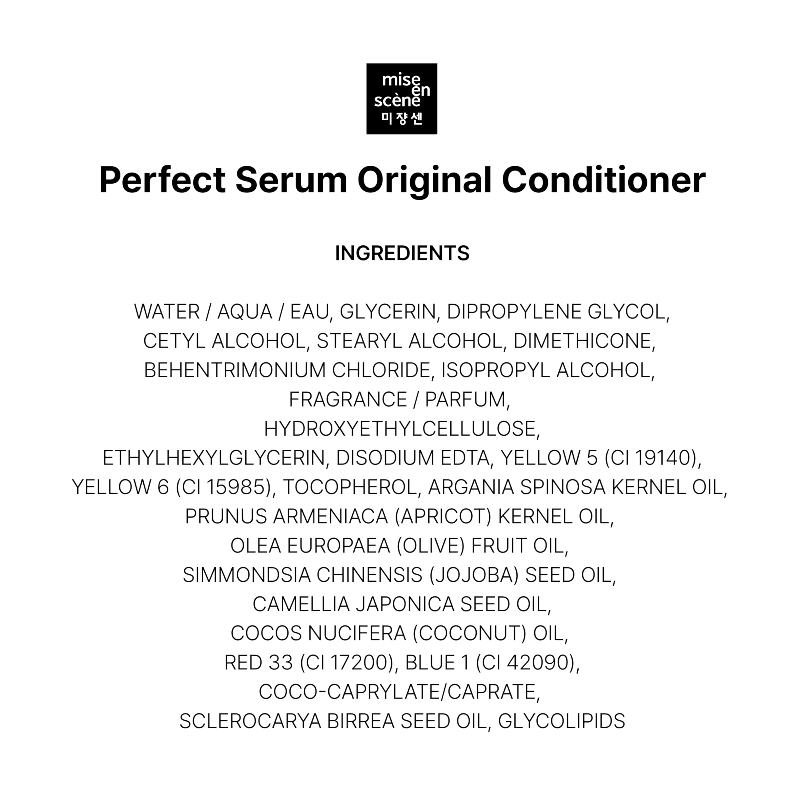 Apply to wet hair after shampoo for best results with Mise En Scene conditioner.
